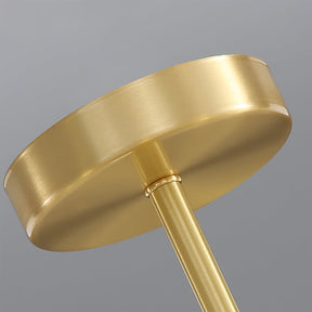 Lampe de Plafond en Cuivre et Verre - Design Élégant et Intemporel