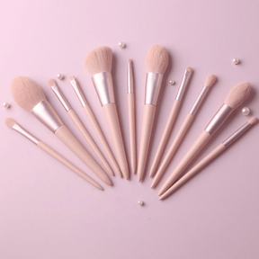 Kit de Pinceaux de Maquillage Professionnel - 11 Outils pour Fini Impeccable