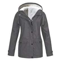 Veste Imperméable Doublée en Polaire - Protection Chic contre le Froid et la Pluie