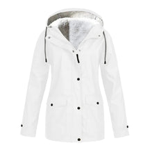 Veste Imperméable Doublée en Polaire - Protection Chic contre le Froid et la Pluie