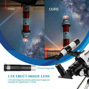 Télescope Astronomique Réfracteur 70mm - Clarté et Grossissement Exceptionnels