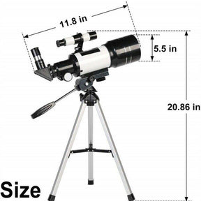 Télescope Astronomique Réfracteur 70mm - Clarté et Grossissement Exceptionnels