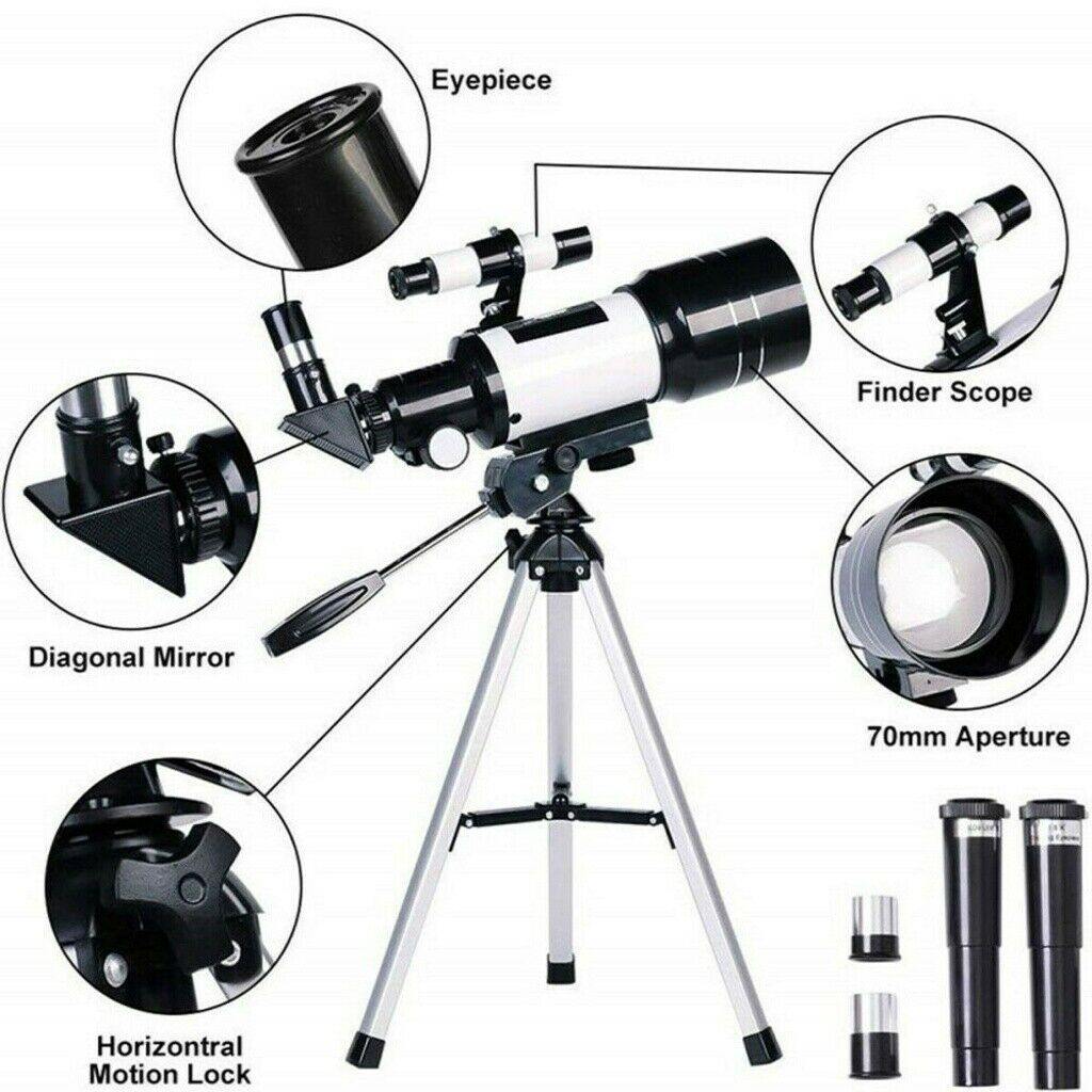 Télescope Astronomique Réfracteur 70mm - Clarté et Grossissement Exceptionnels