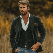Ensemble Blazer et Gilet Sophistiqué - Style Épuré pour Chaque Occasion