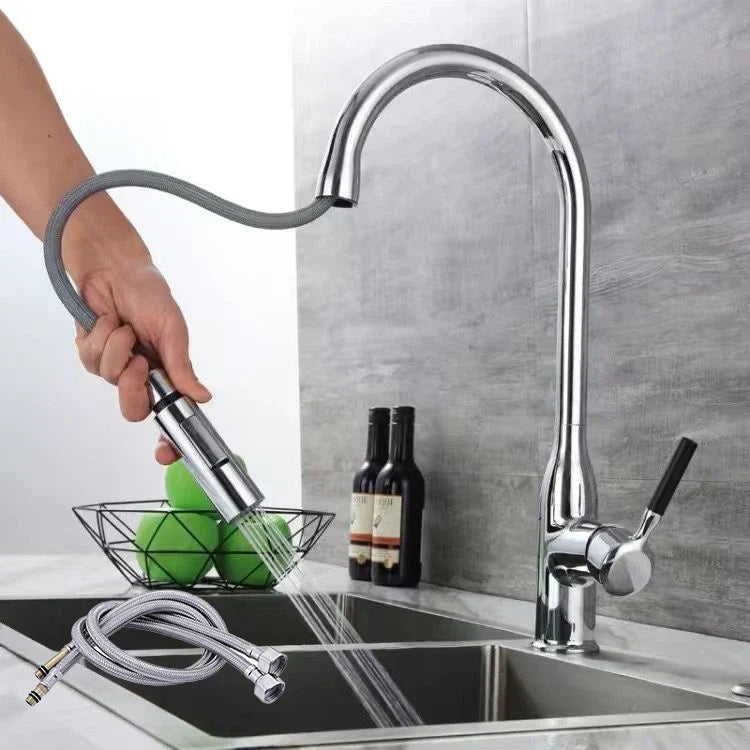 Robinet de Cuisine avec Douchette Extractible - Design Élégant et Installation Facile