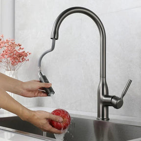 Robinet de Cuisine avec Douchette Extractible - Design Élégant et Installation Facile