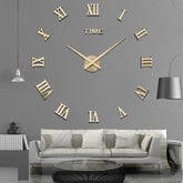Horloge Murale Géométrique Moderne - Élégance Minimaliste et Précision Quartz