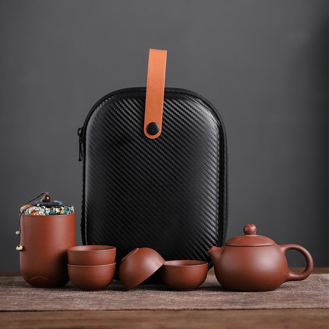 Ensemble de Thé en Céramique - Design Minimaliste et Élégant