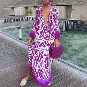 Robe d'Été Boho pour Femmes - Confort et Style avec Polyester Doux