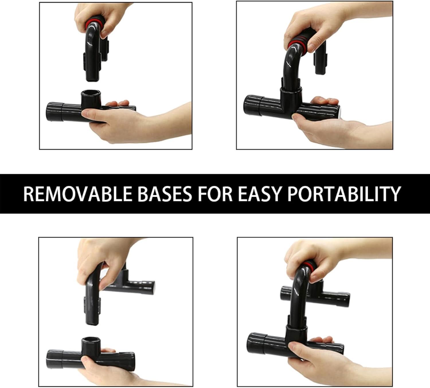 Barres de Pompes Antidérapantes - Entraînement Stable et Ergonomique