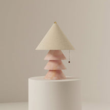 Lampe de Nuit en Marbre et Tissu - Éclairage Élégant pour Intérieurs Modernes