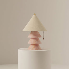 Lampe de Nuit en Marbre et Tissu - Éclairage Élégant pour Intérieurs Modernes