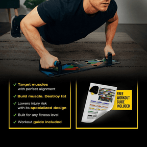 Entraîneur de Pompes Ergonomique - Confort et Efficacité pour Haut du Corps