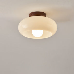 Lampe de Plafond Bauhaus Crème - Design Minimaliste et Élégant