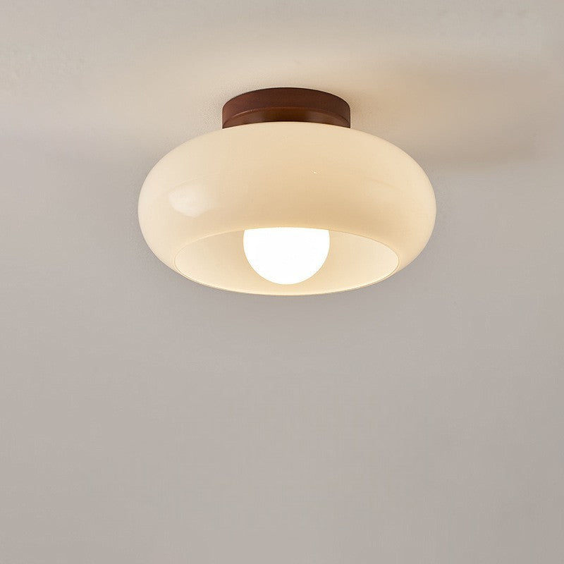 Lampe de Plafond Bauhaus Crème - Design Minimaliste et Élégant