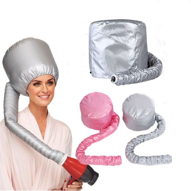 Capuchon de Sèche-Cheveux Rapide - Séchage Efficace et Coiffage Doux