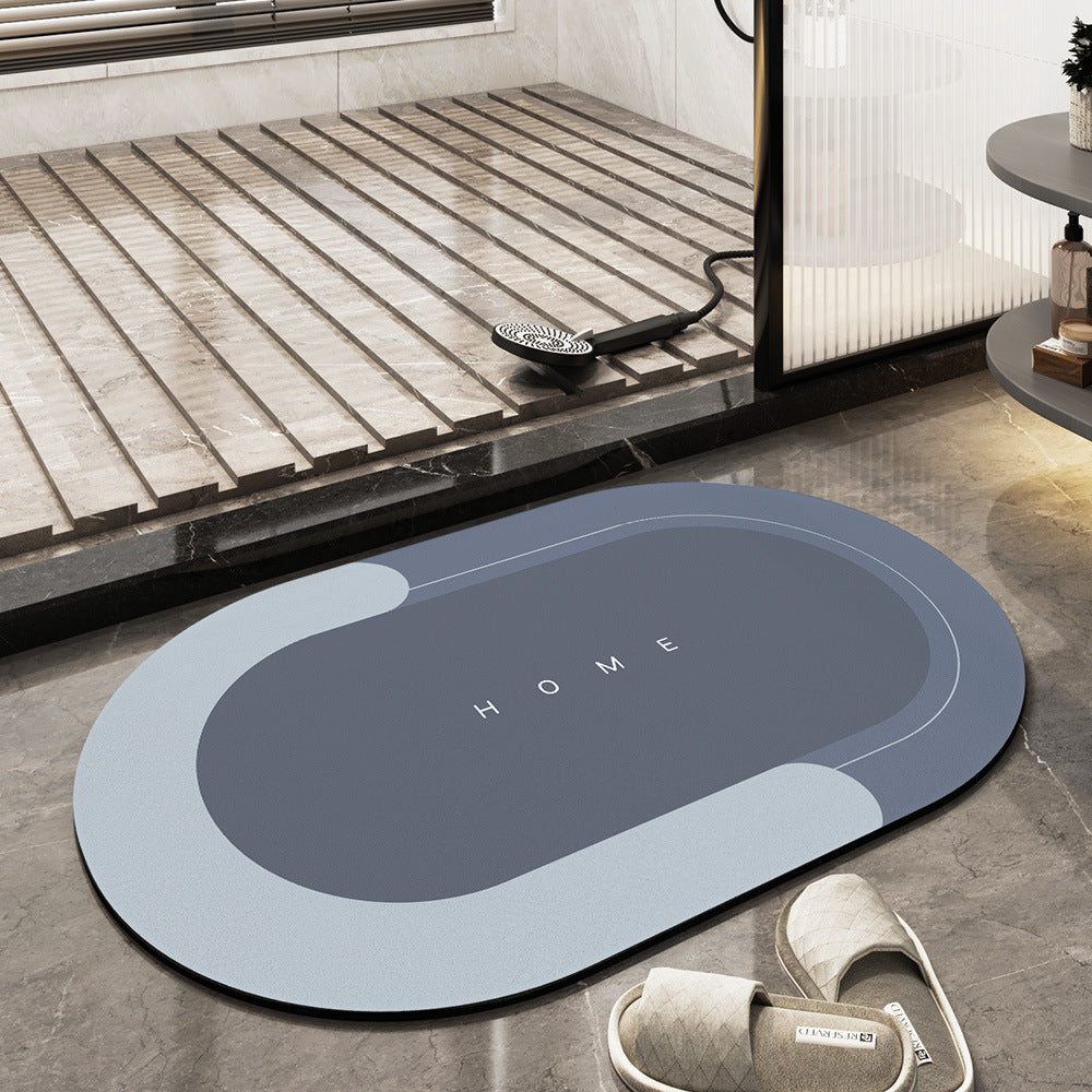 Tapis de Bain Absorbant et Séchant Rapidement - Confort Moelleux et Entretien Facile