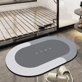 Tapis de Bain Absorbant et Séchant Rapidement - Confort Moelleux et Entretien Facile