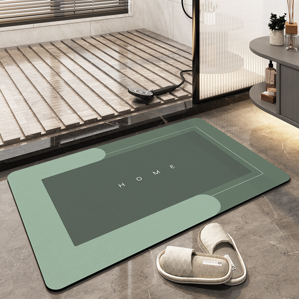 Tapis de Bain Absorbant et Séchant Rapidement - Confort Moelleux et Entretien Facile