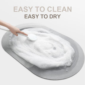 Tapis de Bain Absorbant et Séchant Rapidement - Confort Moelleux et Entretien Facile