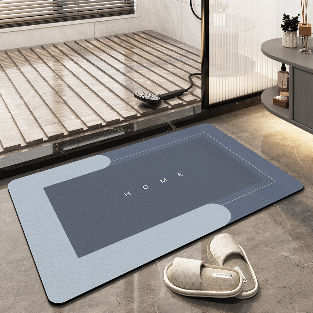 Tapis de Bain Absorbant et Séchant Rapidement - Confort Moelleux et Entretien Facile