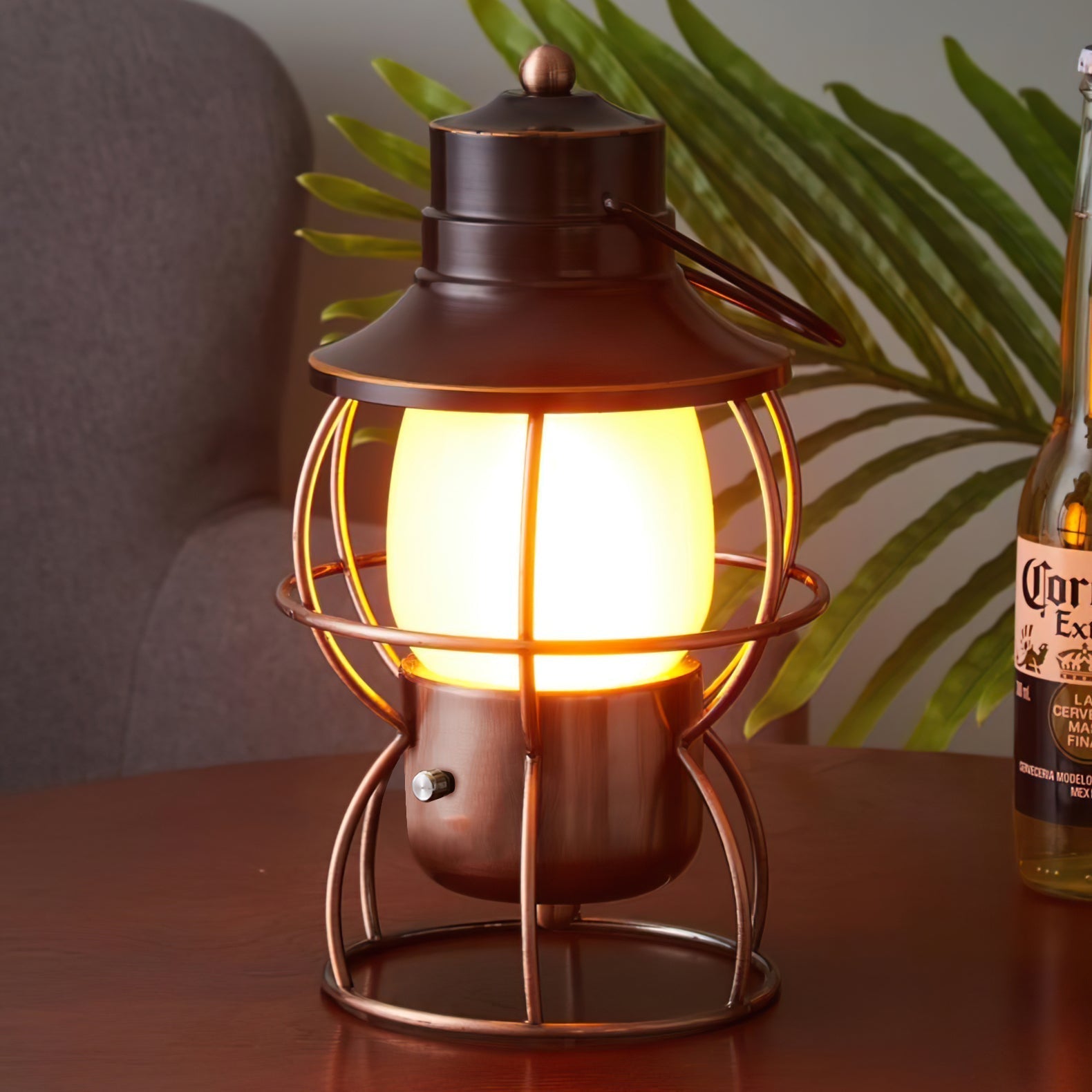 Lampe de Table Vintage Dimmable - Éclairage Pratique et Élégant