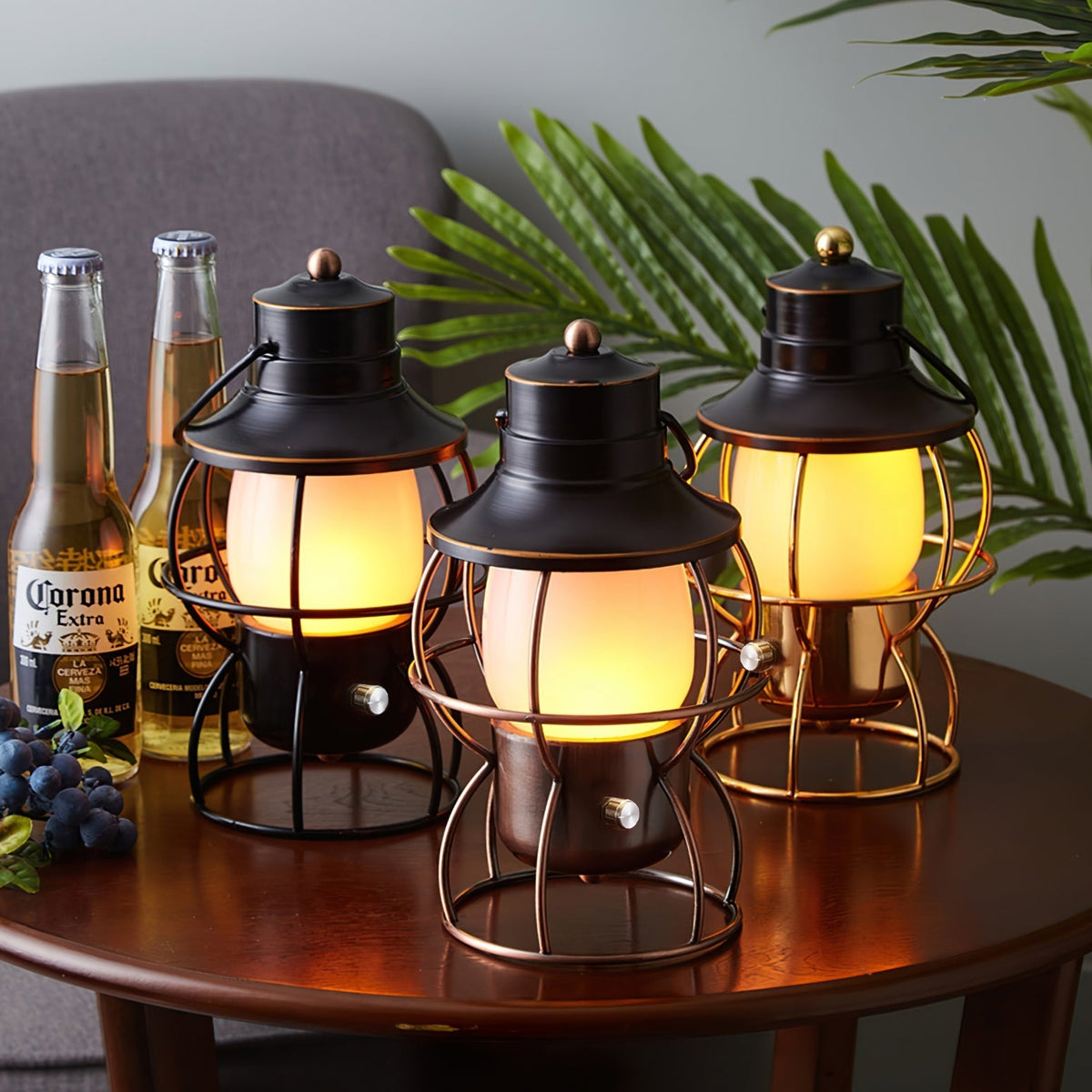 Lampe de Table Vintage Dimmable - Éclairage Pratique et Élégant