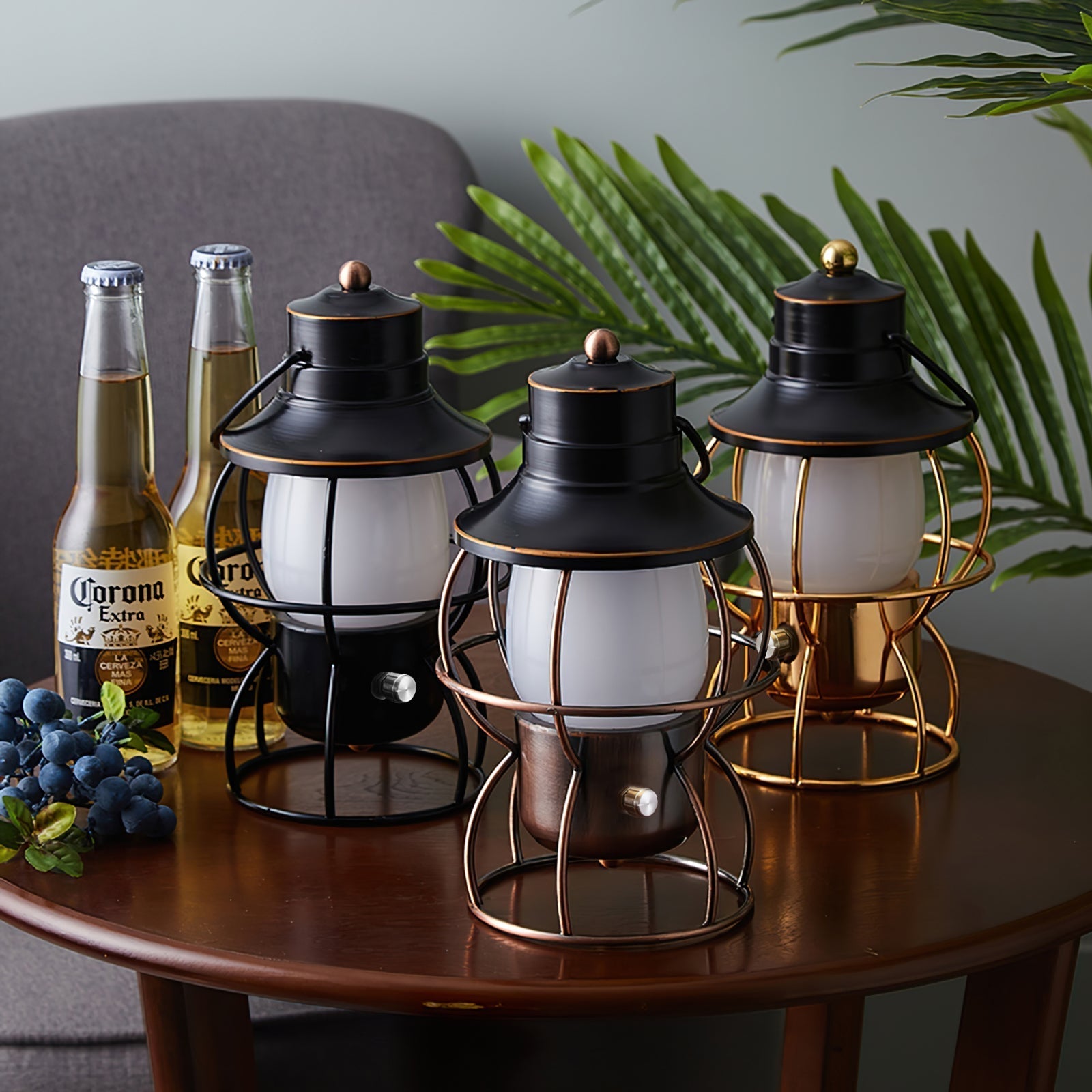 Lampe de Table Vintage Dimmable - Éclairage Pratique et Élégant