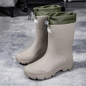 Bottes de Pluie Mi-mollet pour Femmes - Légères et Imperméables avec Adhérence