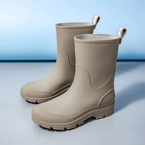 Bottes de Pluie Mi-mollet pour Femmes - Légères et Imperméables avec Adhérence