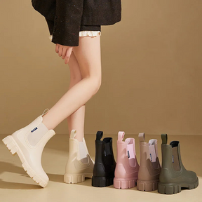 Bottes de Pluie Chelsea Femme - Design Élégant et Imperméable