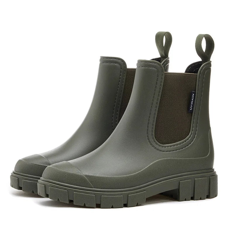 Bottes de Pluie Chelsea Femme - Design Élégant et Imperméable