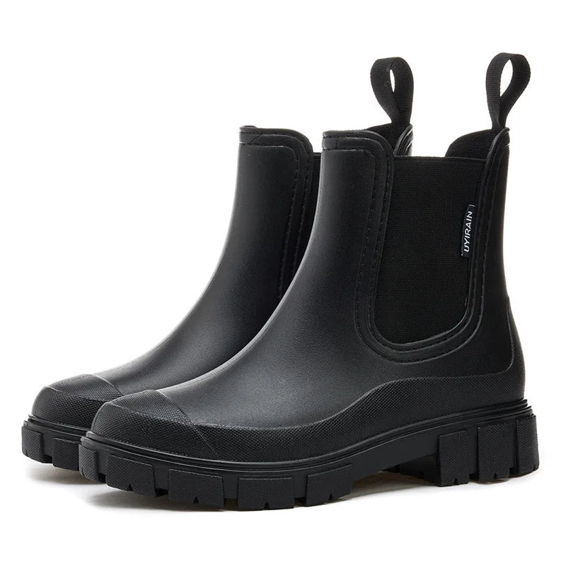 Bottes de Pluie Chelsea Femme - Design Élégant et Imperméable