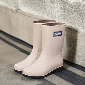 Bottes de Pluie Mi-Mollet pour Femmes - Imperméables et Antidérapantes