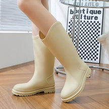 Bottes de Pluie d'Hiver pour Femmes - Imperméables et Confortables par Temps Humide