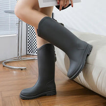 Bottes de Pluie d'Hiver pour Femmes - Imperméables et Confortables par Temps Humide