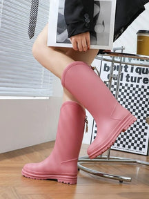 Bottes de Pluie d'Hiver pour Femmes - Imperméables et Confortables par Temps Humide
