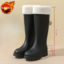 Bottes de Pluie d'Hiver pour Femmes - Imperméables et Confortables par Temps Humide