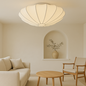 Lampe de Plafond Moderne et Élégante - Design Sculptural et Atmosphère Chaleureuse