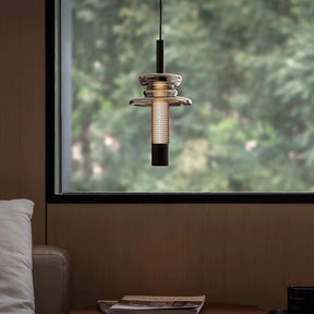 Lampe Suspendue Géométrique LED - Design Contemporain et Réglable