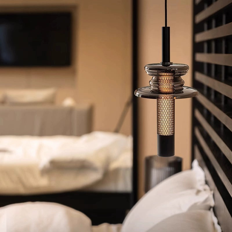 Lampe Suspendue Géométrique LED - Design Contemporain et Réglable
