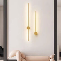 Applique Murale Linéaire Moderne - Design Élégant et Atmosphère Chaleureuse
