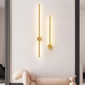 Applique Murale Linéaire Moderne - Design Élégant et Atmosphère Chaleureuse