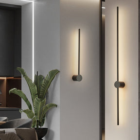 Applique Murale Linéaire Moderne - Design Élégant et Atmosphère Chaleureuse