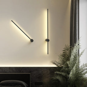 Applique Murale Linéaire Moderne - Design Élégant et Atmosphère Chaleureuse