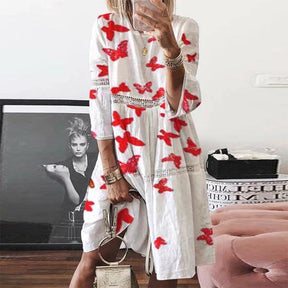 Robe d'été en Dentelle Élégante - Style Maxi Confortable et Décontracté