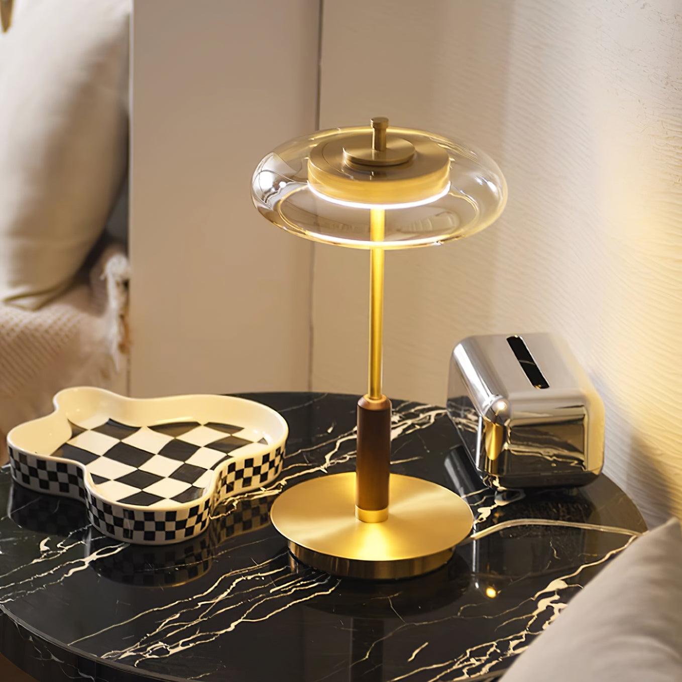 Lampe de Table Football - Design Élégant avec Lumière Chaude