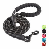 Laisse Réfléchissante pour Chien - Nylon Durable et Crochet Rotatif 360°