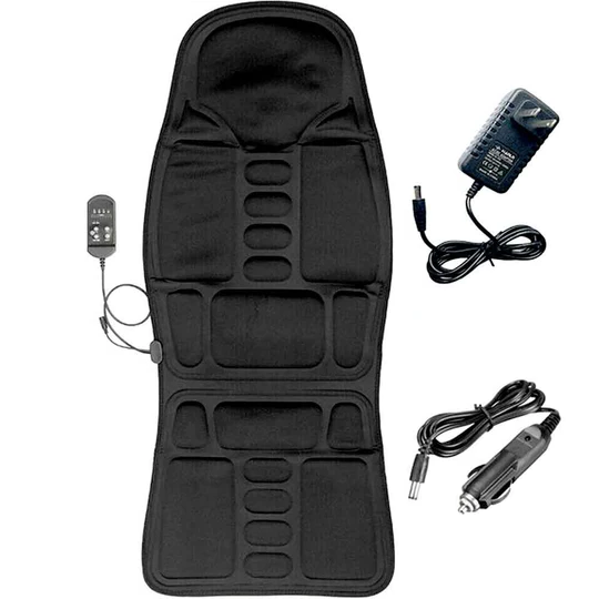 Housse de Siège de Massage Chauffant - 8 Modes de Massage Personnalisables