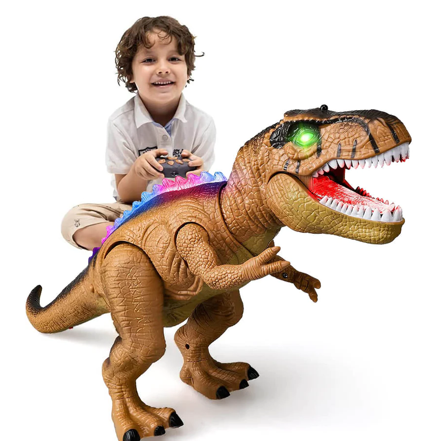 Dinosaur Interactif à Télécommande - Marche, Rugit et S'Illumine